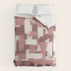 Pink Rose Modern Elements Comforter Gallery Image 6