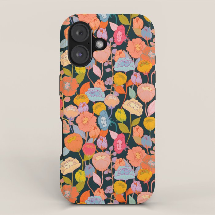 Wonderland Flowers iPhone Case Gallery Image 1