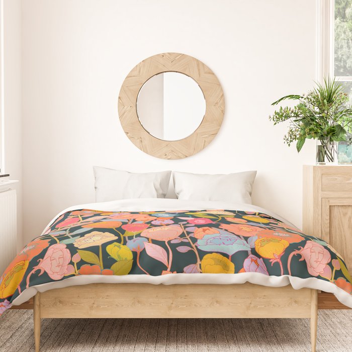 Wonderland Flowers Duvet Cover Gallery Image 3