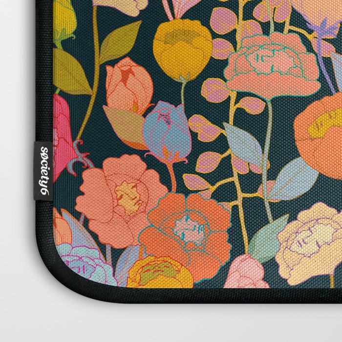 Wonderland Flowers Laptop Sleeve Gallery Image 3