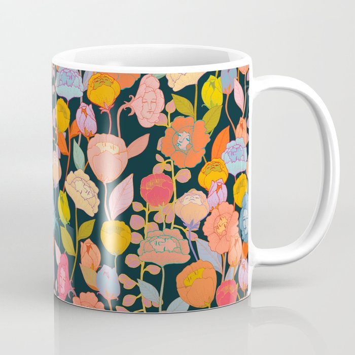 Wonderland Flowers Coffee Mug Gallery Image 1
