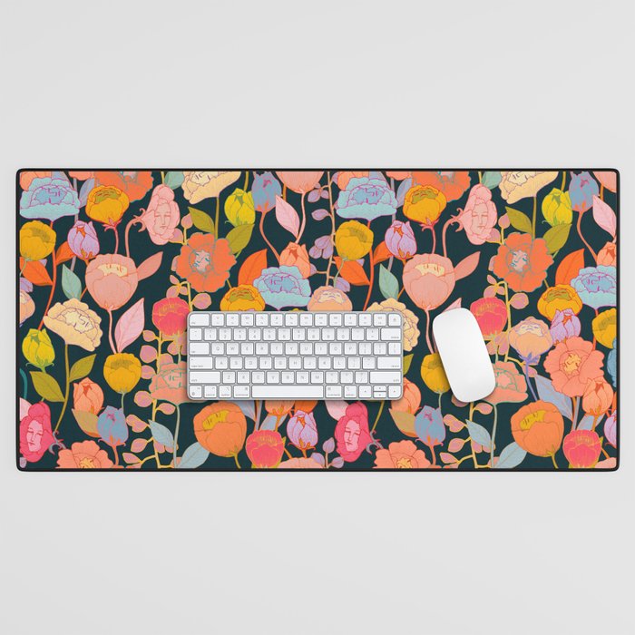 Wonderland Flowers Desk Mat Gallery Image 1