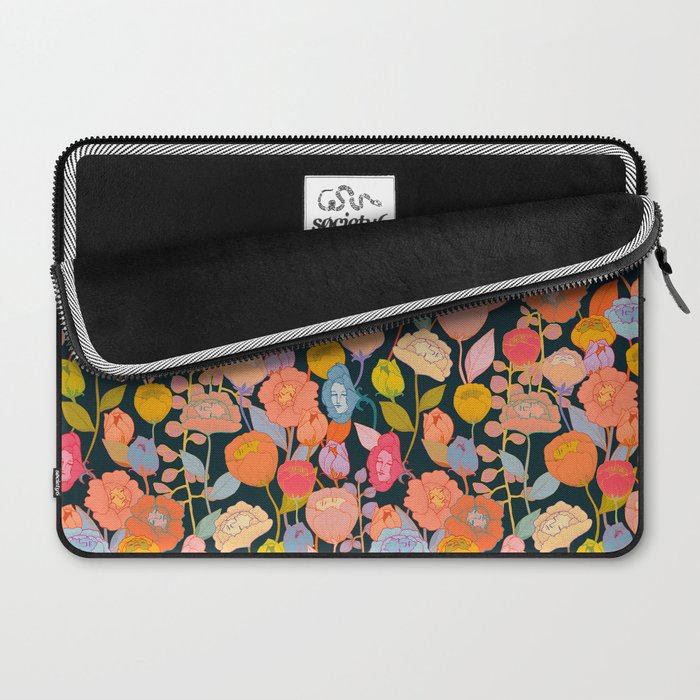 Wonderland Flowers Laptop Sleeve Gallery Image 2