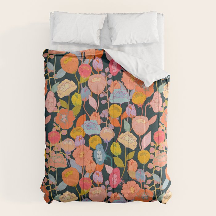 Wonderland Flowers Comforter Gallery Image 6