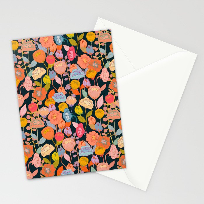 Wonderland Flowers Stationery Card Gallery Image 2