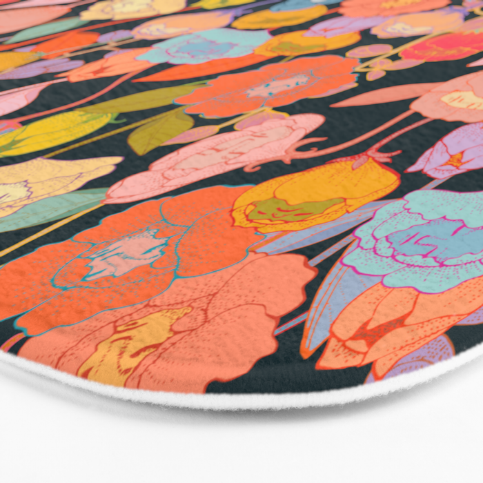 Wonderland Flowers Bath Mat Gallery Image 3