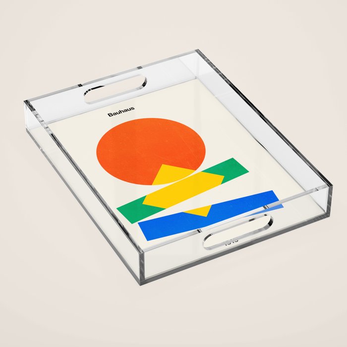 Balance: Bauhaus 1919 Exhibition 02 Acrylic Tray Gallery Image 1