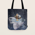 creating stars Tote Bag Gallery Image 1