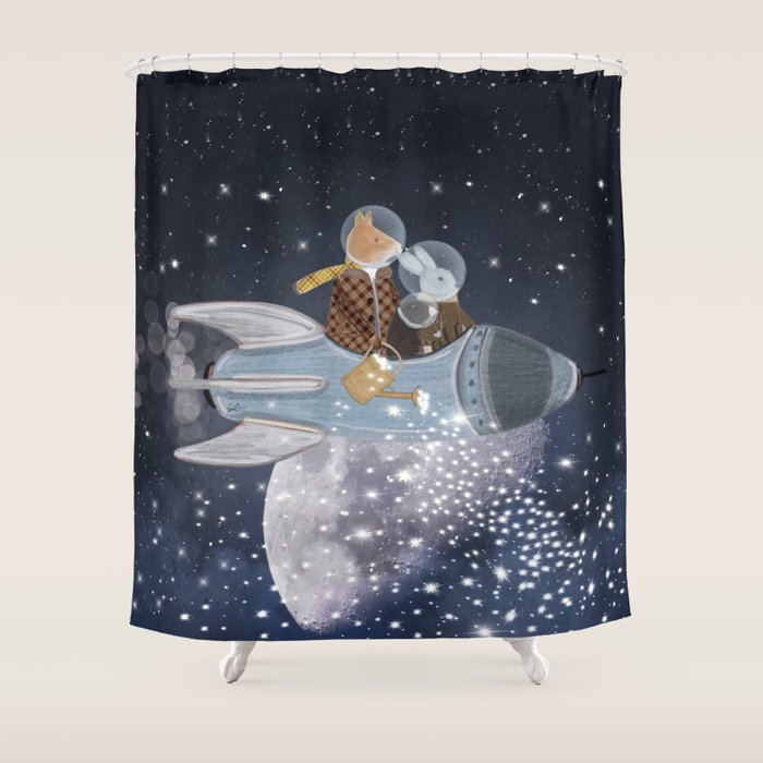 creating stars Shower Curtain Gallery Image 1