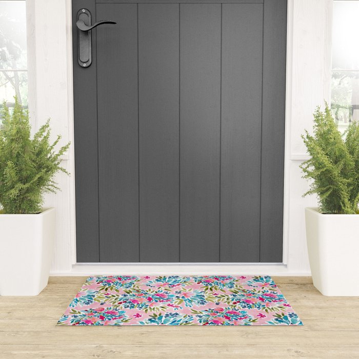 Aria - Pink Welcome Mat Gallery Image 3