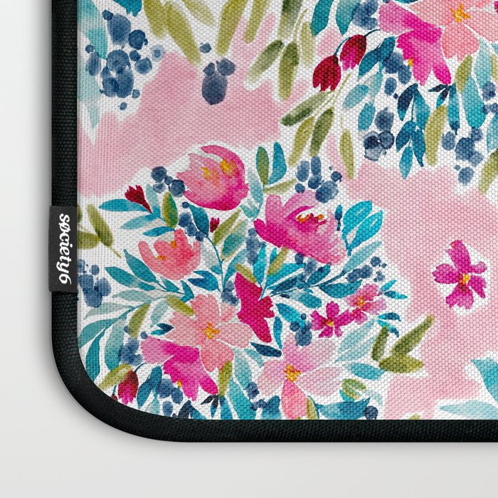 Aria - Pink Laptop Sleeve Gallery Image 3