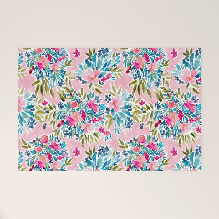 Aria - Pink Welcome Mat Gallery Image 1