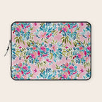 Aria - Pink Laptop Sleeve Gallery Image 1