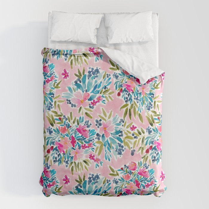 Aria - Pink Duvet Cover Gallery Image 6