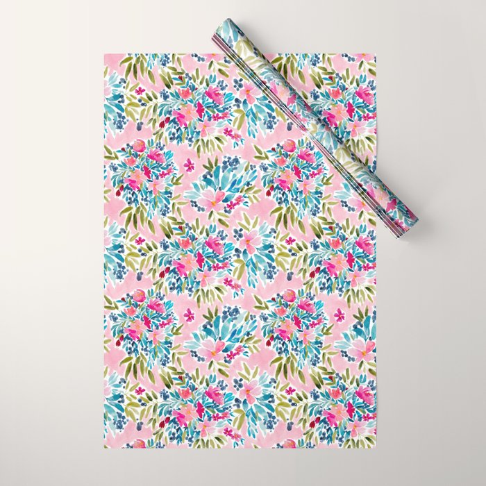 Aria - Pink Wrapping Paper Gallery Image 1