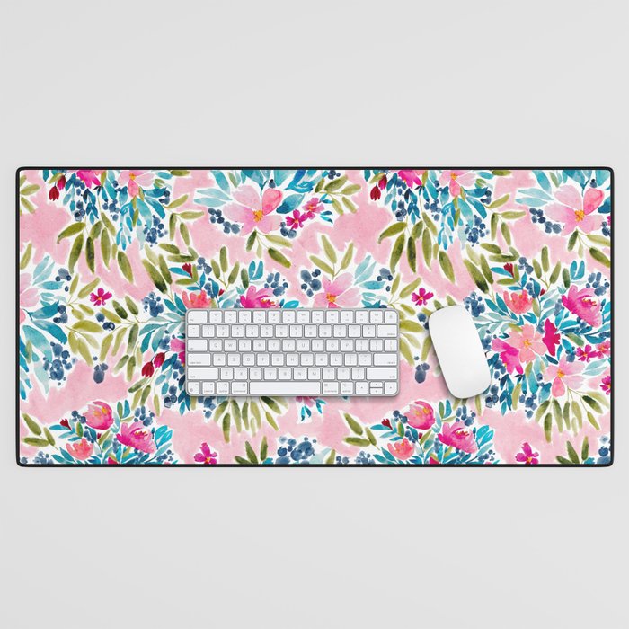Aria - Pink Desk Mat Gallery Image 1