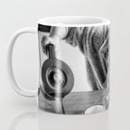 First I Drink the Coffee, Then I do the Stuff - hangover black and white photograph / photography Coffee Mug Gallery Image 3
