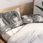 First I Drink the Coffee, Then I do the Stuff - hangover black and white photograph / photography Pillow Sham Gallery Image 2