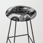 First I Drink the Coffee, Then I do the Stuff - hangover black and white photograph / photography Stool Gallery Image 2
