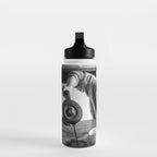 First I Drink the Coffee, Then I do the Stuff - hangover black and white photograph / photography Water Bottle Gallery Image 3