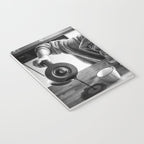 First I Drink the Coffee, Then I do the Stuff - hangover black and white photograph / photography Notebook Gallery Image 3