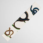 Albertus Seba Three Snakes And Floral Vines  Table Runner Gallery Image 3