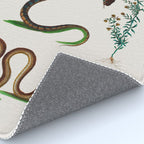 Albertus Seba Three Snakes And Floral Vines  Rug Gallery Image 4