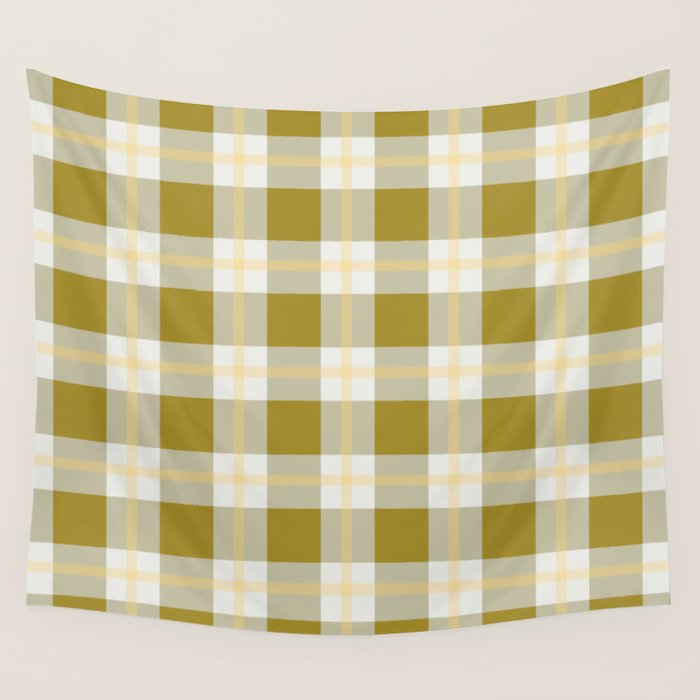 vintage gingham style   Wall Tapestry Gallery Image 4
