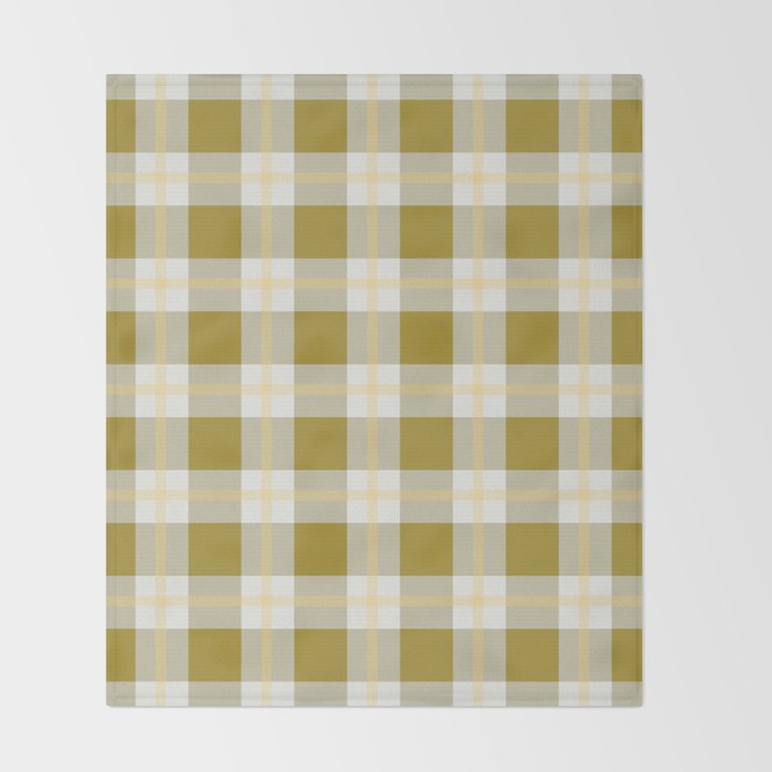 vintage gingham style   Throw Blanket Gallery Image 2