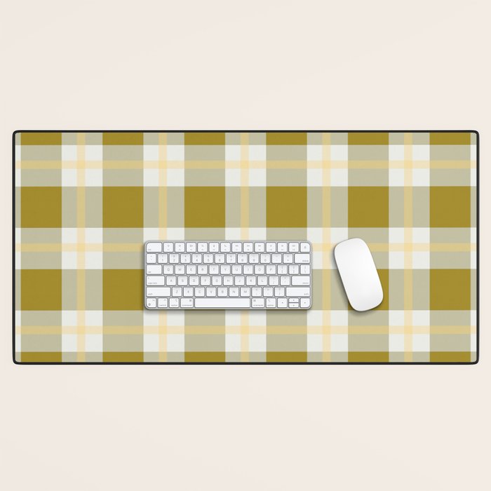 vintage gingham style   Desk Mat Gallery Image 1