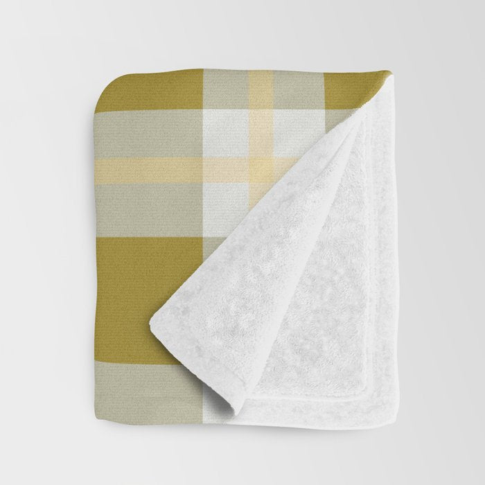 vintage gingham style   Throw Blanket Gallery Image 3