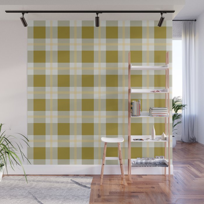 vintage gingham style   Wall Mural Gallery Image 1