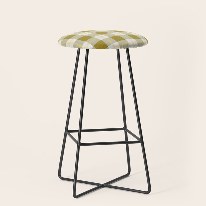 vintage gingham style   Stool Gallery Image 1
