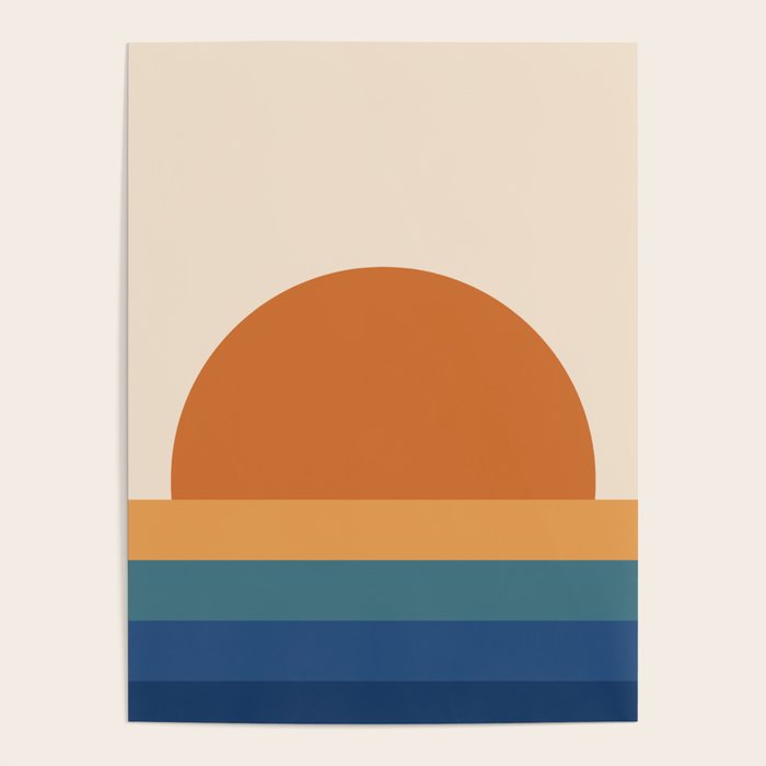 70's Retro Sunset Poster Gallery Image 4