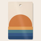 70's Retro Sunset Cutting Board Gallery Image 1