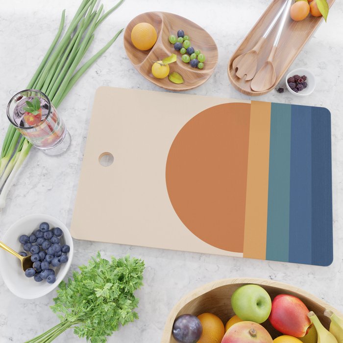 70's Retro Sunset Cutting Board Gallery Image 2