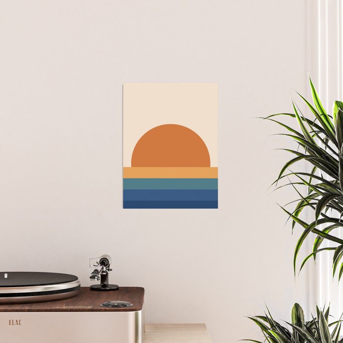 70's Retro Sunset Poster Gallery Image 2