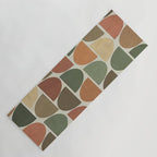 Mid-Century Canvas Geo Pattern Yoga Mat Gallery Image 1