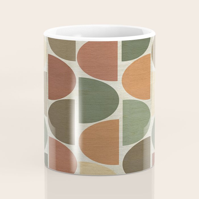 Mid-Century Canvas Geo Pattern Coffee Mug Gallery Image 4