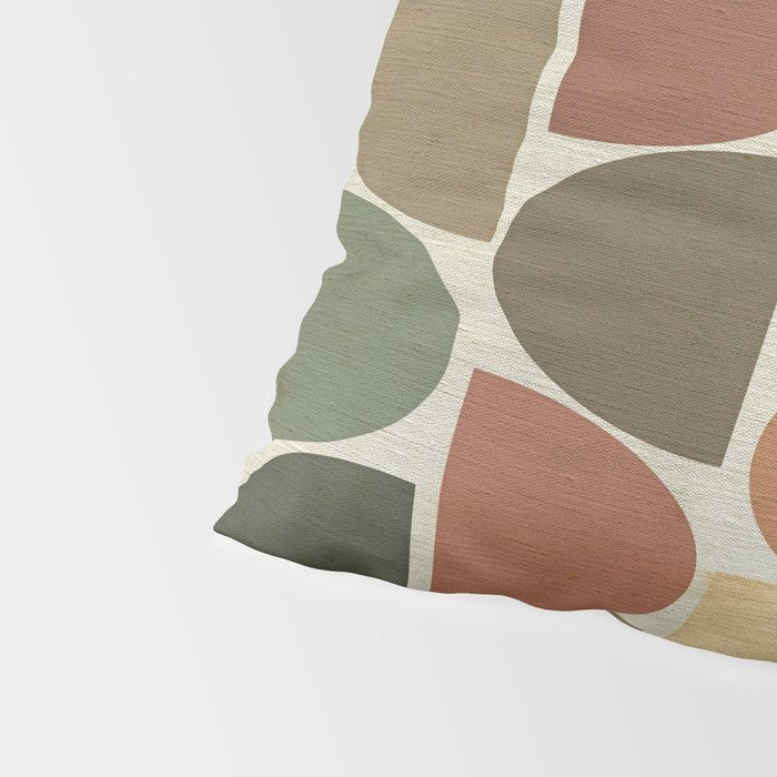 Mid-Century Canvas Geo Pattern Pillow Sham Gallery Image 4