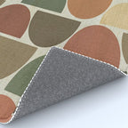 Mid-Century Canvas Geo Pattern Rug Gallery Image 4