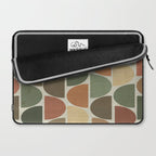 Mid-Century Canvas Geo Pattern Laptop Sleeve Gallery Image 2