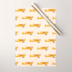 Little Yellow Plane Wrapping Paper Gallery Image 1