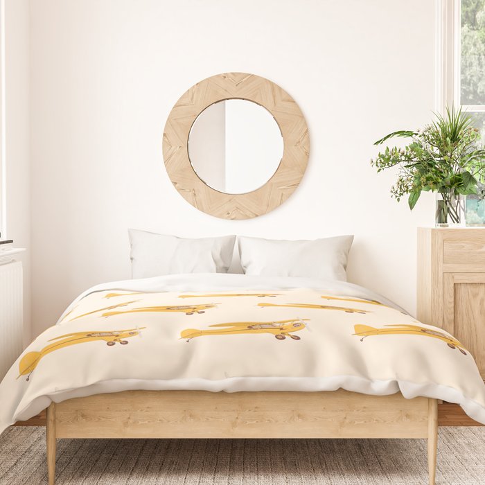 Little Yellow Plane Duvet Cover Gallery Image 3