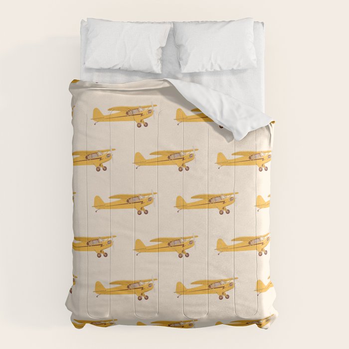 Little Yellow Plane Comforter Gallery Image 1