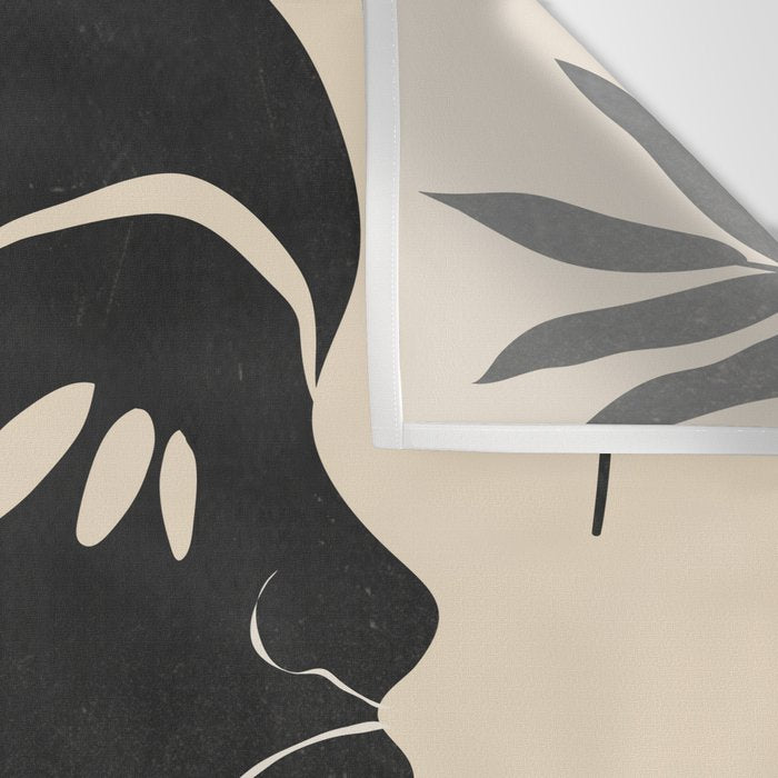 Tropical Girl /Abstract Minimal Wall Tapestry Gallery Image 3