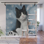 Paws and Petals Wall Mural Gallery Image 1