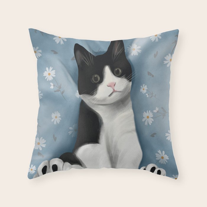 Paws and Petals Throw Pillow Gallery Image 6