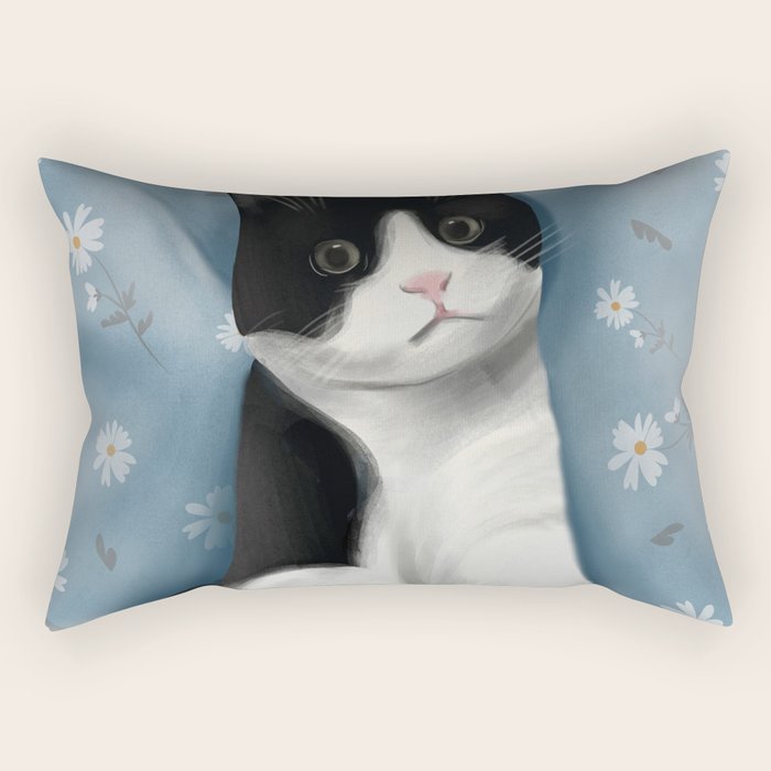 Paws and Petals Rectangular Pillow Gallery Image 1