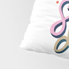 Slay the Day - Coral & Pink Pillow Sham Gallery Image 4